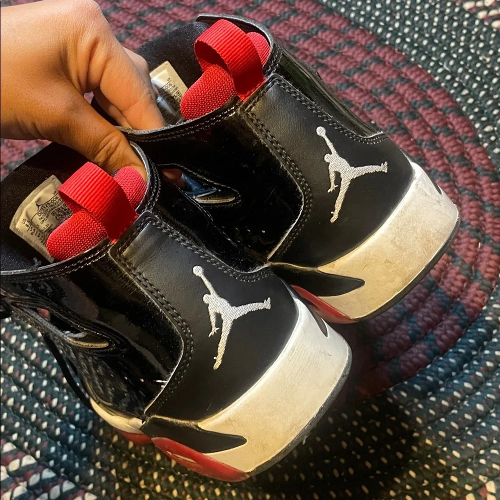 Jordan Flight Club 91 Red &‎ Black Sneakers Size 8.5
